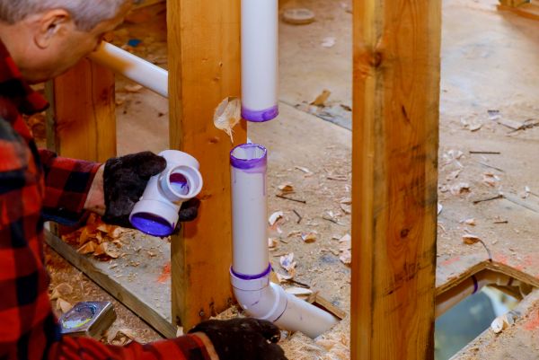 Building Plumbing Installation in Danville