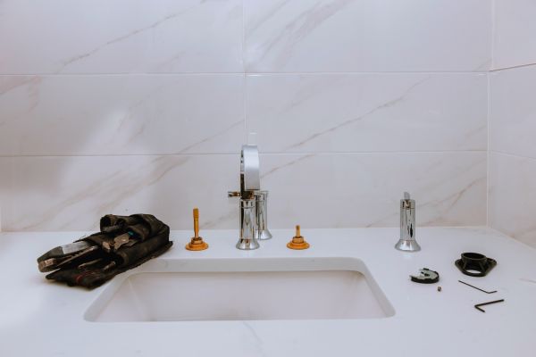 Porcelain Sink Installation in Danville